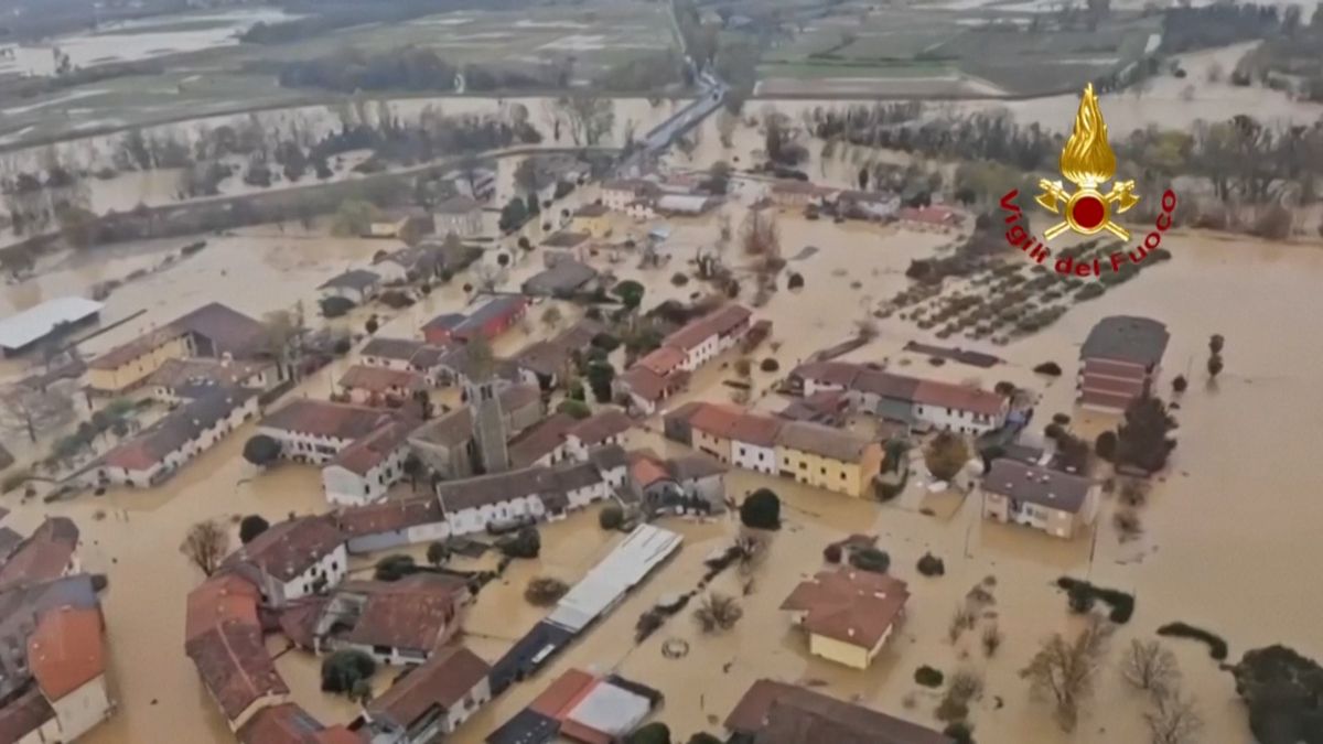 Silné deště na severu Itálie způsobily zřícení třech domů. Dva lidé se pohřešují